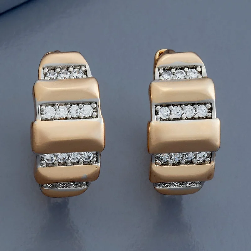 Hoop earrings with satin finishes for a smooth and elegant appearance-Trendy Earring 179636